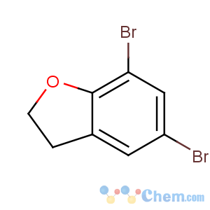 CAS No:123266-59-1 5,7-dibromo-2,3-dihydro-1-benzofuran