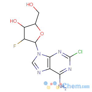 CAS No:123318-82-1 (2R,3R,4S,<br />5R)-5-(6-amino-2-chloropurin-9-yl)-4-fluoro-2-(hydroxymethyl)oxolan-3-ol