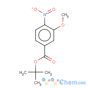 CAS No:123330-91-6 Benzoic acid,3-methoxy-4-nitro-, 1,1-dimethylethyl ester