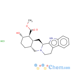 CAS No:123333-62-0 Yohimban-16-carboxylicacid, 17-hydroxy-, methyl ester, monohydrochloride, hydrate, (16b,17a)- (9CI)