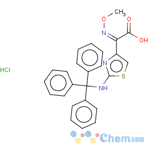 CAS No:123333-74-4 4-Thiazoleacetic acid, a-(methoxyimino)-2-[(triphenylmethyl)amino]-,hydrochloride (1:1)