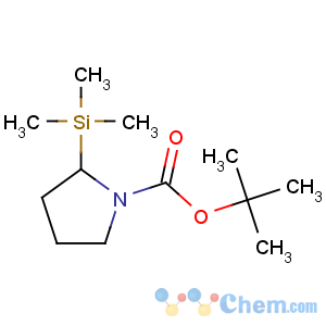 CAS No:123387-66-6 1-Pyrrolidinecarboxylicacid, 2-(trimethylsilyl)-, 1,1-dimethylethyl ester