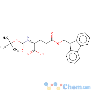 CAS No:123417-20-9 D-Glutamic acid,N-[(1,1-dimethylethoxy)carbonyl]-, 5-(9H-fluoren-9-ylmethyl) ester