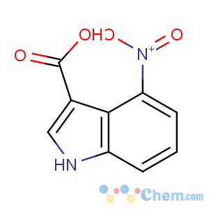 CAS No:123604-27-3 4-nitro-1H-indole-3-carboxylic acid