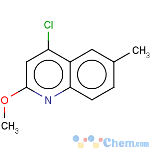 CAS No:123637-52-5 Quinoline,4-chloro-2-methoxy-6-methyl-