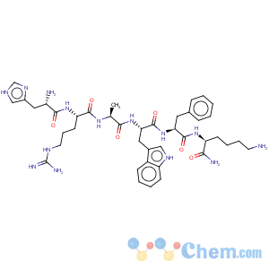 CAS No:123689-72-5 L-Lysinamide,L-histidyl-D-arginyl-L-alanyl-L-tryptophyl-D-phenylalanyl-