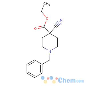 CAS No:123730-67-6 ethyl 1-benzyl-4-cyanopiperidine-4-carboxylate