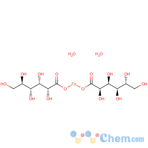 CAS No:12389-15-0 ferrous gluconate dihydrate