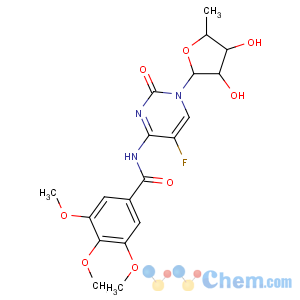 CAS No:124012-42-6 N-[1-[(2R,3R,4S,5R)-3,<br />4-dihydroxy-5-methyloxolan-2-yl]-5-fluoro-2-oxopyrimidin-4-yl]-3,4,<br />5-trimethoxybenzamide