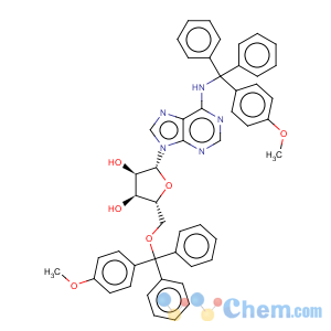 CAS No:124040-41-1 Adenosine,N-[bis(4-methoxyphenyl)phenylmethyl]-5'-O-[bis(4-methoxyphenyl)phenylmethyl]-(9CI)