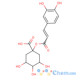 CAS No:1241-87-8 1-[(E)-3-(3,4-dihydroxyphenyl)prop-2-enoyl]oxy-3,4,<br />5-trihydroxycyclohexane-1-carboxylic acid
