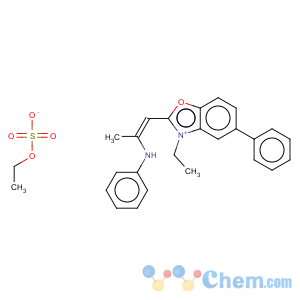 CAS No:124106-50-9 2-[2-anilinoprop-1-enyl]-3-ethyl-5-phenyl-1,3-benzoxazol-3-ium ethyl sulfate