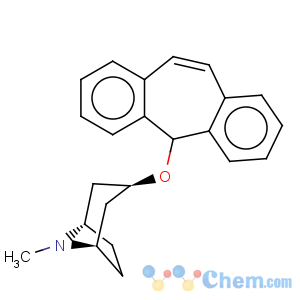 CAS No:1242-69-9 8-Azabicyclo[3.2.1]octane,3-(5H-dibenzo[a,d]cyclohepten-5-yloxy)-8-methyl-, endo- (9CI)