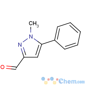 CAS No:124344-94-1 1-methyl-5-phenylpyrazole-3-carbaldehyde