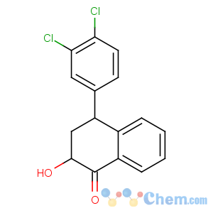 CAS No:124345-10-4 4-(3,4-dichlorophenyl)-2-hydroxy-3,4-dihydro-2H-naphthalen-1-one