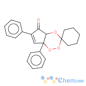 CAS No:124378-34-3 Spiro[cyclohexane-1,3'-[5H]cyclopenta[1,2,4]trioxin]-5'-one,4'a,7'a-dihydro-6',7'a-diphenyl-, (4'aR,7'aS)-