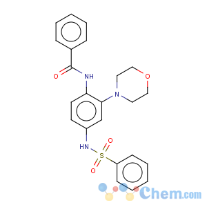 CAS No:124400-44-8 benzamiden-[2-(4-morpholinyl)-4-[(phenylsulfonyl)amino]phenyl]-