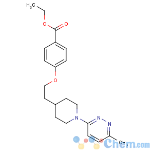 CAS No:124436-59-5 ethyl 4-[2-[1-(6-methylpyridazin-3-yl)piperidin-4-yl]ethoxy]benzoate