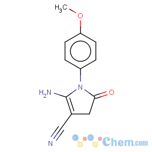 CAS No:124476-79-5 1H-Pyrrole-3-carbonitrile,2-amino-4,5-dihydro-1-(4-methoxyphenyl)-5-oxo-