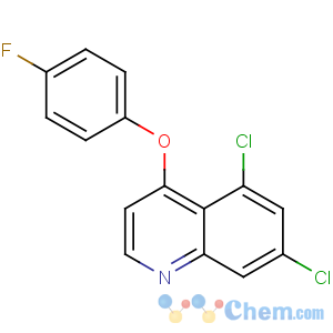 CAS No:124495-18-7 5,7-dichloro-4-(4-fluorophenoxy)quinoline