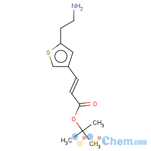 CAS No:124499-25-8 2-Propenoic acid,3-[5-(2-aminoethyl)-3-thienyl]-, 1,1-dimethylethyl ester
