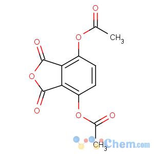 CAS No:124511-82-6 (7-acetyloxy-1,3-dioxo-2-benzofuran-4-yl) acetate