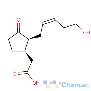 CAS No:124649-26-9 Cyclopentaneaceticacid, 2-[(2Z)-5-hydroxy-2-penten-1-yl]-3-oxo-, (1R,2S)-