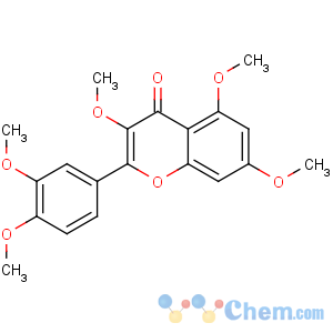 CAS No:1247-97-8 2-(3,4-dimethoxyphenyl)-3,5,7-trimethoxychromen-4-one