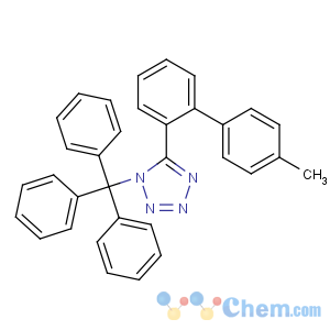 CAS No:124750-53-4 5-[2-(4-methylphenyl)phenyl]-1-trityltetrazole