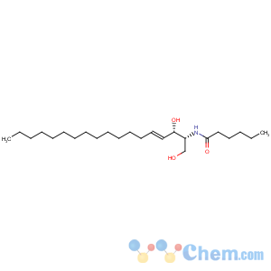 CAS No:124753-97-5 Hexanamide,N-[(1S,2R,3E)-2-hydroxy-1-(hydroxymethyl)-3-heptadecen-1-yl]-