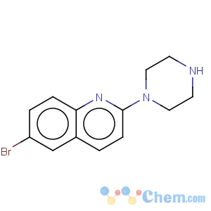CAS No:124782-95-2 Quinoline,6-bromo-2-(1-piperazinyl)-