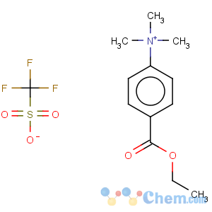 CAS No:124915-06-6 4-(ethoxycarbonyl)-n,n,n-trimethylbenzenaminium triflate