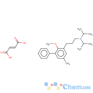 CAS No:124935-89-3 2-Methoxy-5-methyl-N,N-bis(1-methylethyl)-3-phenylbenzenepropanamine fumarate