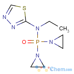 CAS No:125-45-1 N-[bis(aziridin-1-yl)phosphoryl]-N-ethyl-1,3,4-thiadiazol-2-amine