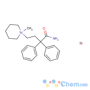 CAS No:125-60-0 4-(1-methylpiperidin-1-ium-1-yl)-2,2-diphenylbutanamide