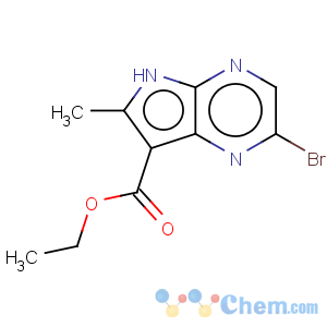 CAS No:125208-06-2 5H-Pyrrolo[2,3-b]pyrazine-7-carboxylicacid, 2-bromo-6-methyl-, ethyl ester
