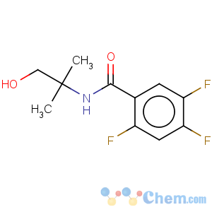 CAS No:125290-71-3 Benzamide,2,4,5-trifluoro-N-(2-hydroxy-1,1-dimethylethyl)-