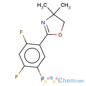 CAS No:125290-72-4 Oxazole,4,5-dihydro-4,4-dimethyl-2-(2,4,5-trifluorophenyl)-