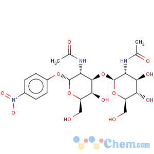 CAS No:125455-64-3 4-nitrophenyl 2-acetamido-3-o-(2-acetamido-2-deoxy-b-d-glucopyranosyl)-2-deoxy-a-d-galactopyranoside