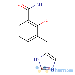 CAS No:125472-02-8 2-hydroxy-3-(1H-imidazol-5-ylmethyl)benzamide
