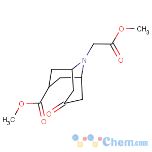 CAS No:125483-28-5 Methyl 3-(methoxycarbonyl)-7-oxo-9-azabicyclo[3.3.1]nonane-9-acetate