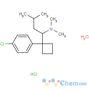 CAS No:125494-59-9 1-[1-(4-chlorophenyl)cyclobutyl]-N,N,<br />3-trimethylbutan-1-amine