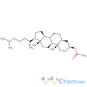 CAS No:1255-88-5 Cholestan-3-ol,acetate, (3b,5a)-