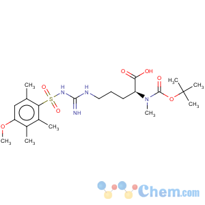 CAS No:125602-26-8 L-Ornithine,N2-[(1,1-dimethylethoxy)carbonyl]-N5-[imino[[(4-methoxy-2,3,6-trimethylphenyl)sulfonyl]amino]methyl]-N2-methyl-