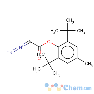 CAS No:125640-92-8 Acetic acid, 2-diazo-,2,6-bis(1,1-dimethylethyl)-4-methylphenyl ester