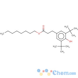 CAS No:125643-61-0 Octyl-3,5-di-tert-butyl-4-hydroxy-hydrocinnamate