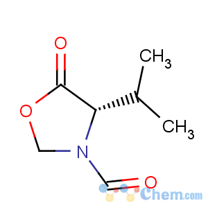 CAS No:125679-69-8 3-oxazolidinecarboxaldehyde, 4-(1-methylethyl)-5-oxo-, (s)- (9ci)