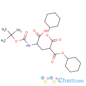CAS No:125811-09-8 5-cyclohexyloxy-4-cyclohexyloxycarbonyl-2-[(2-methylpropan-2-yl)<br />oxycarbonylamino]-5-oxopentanoic acid