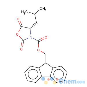 CAS No:125814-21-3 3-Oxazolidinecarboxylicacid, 4-(2-methylpropyl)-2,5-dioxo-, 9H-fluoren-9-ylmethyl ester, (4S)-
