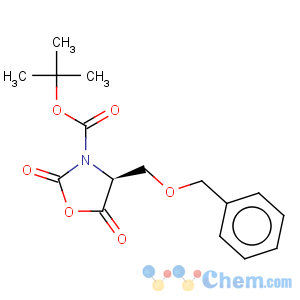 CAS No:125814-31-5 3-Oxazolidinecarboxylicacid, 2,5-dioxo-4-[(phenylmethoxy)methyl]-, 1,1-dimethylethyl ester, (4S)-